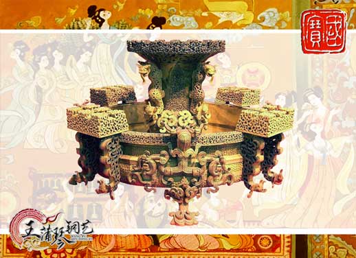 銅尊盤，曾侯乙尊盤，國寶級(jí)文物之一